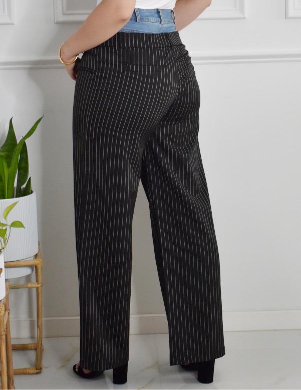 PINSTRIPED DRESS PANTS
