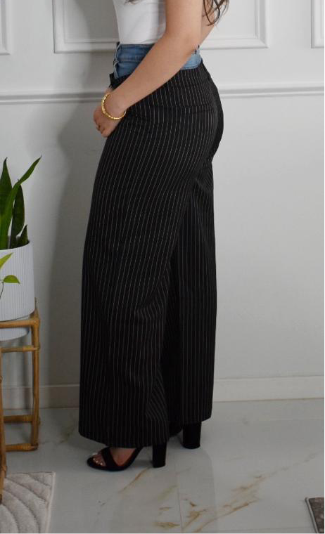 PINSTRIPED DRESS PANTS