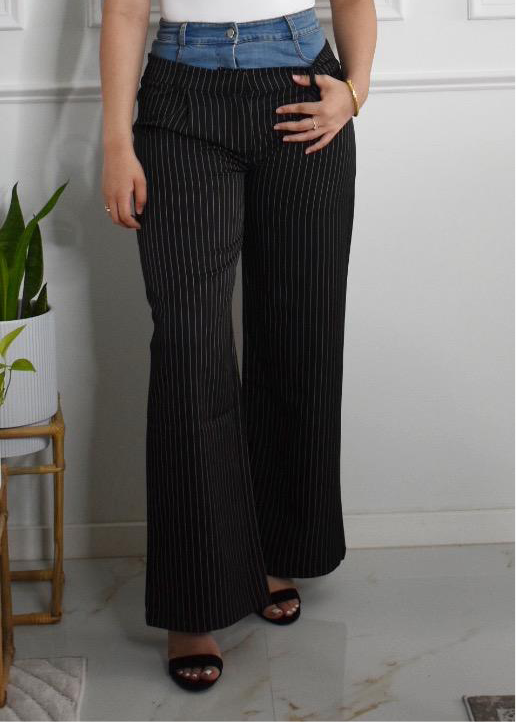 PINSTRIPED DRESS PANTS