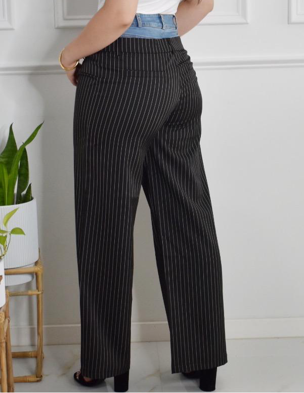 PINSTRIPED DRESS PANTS